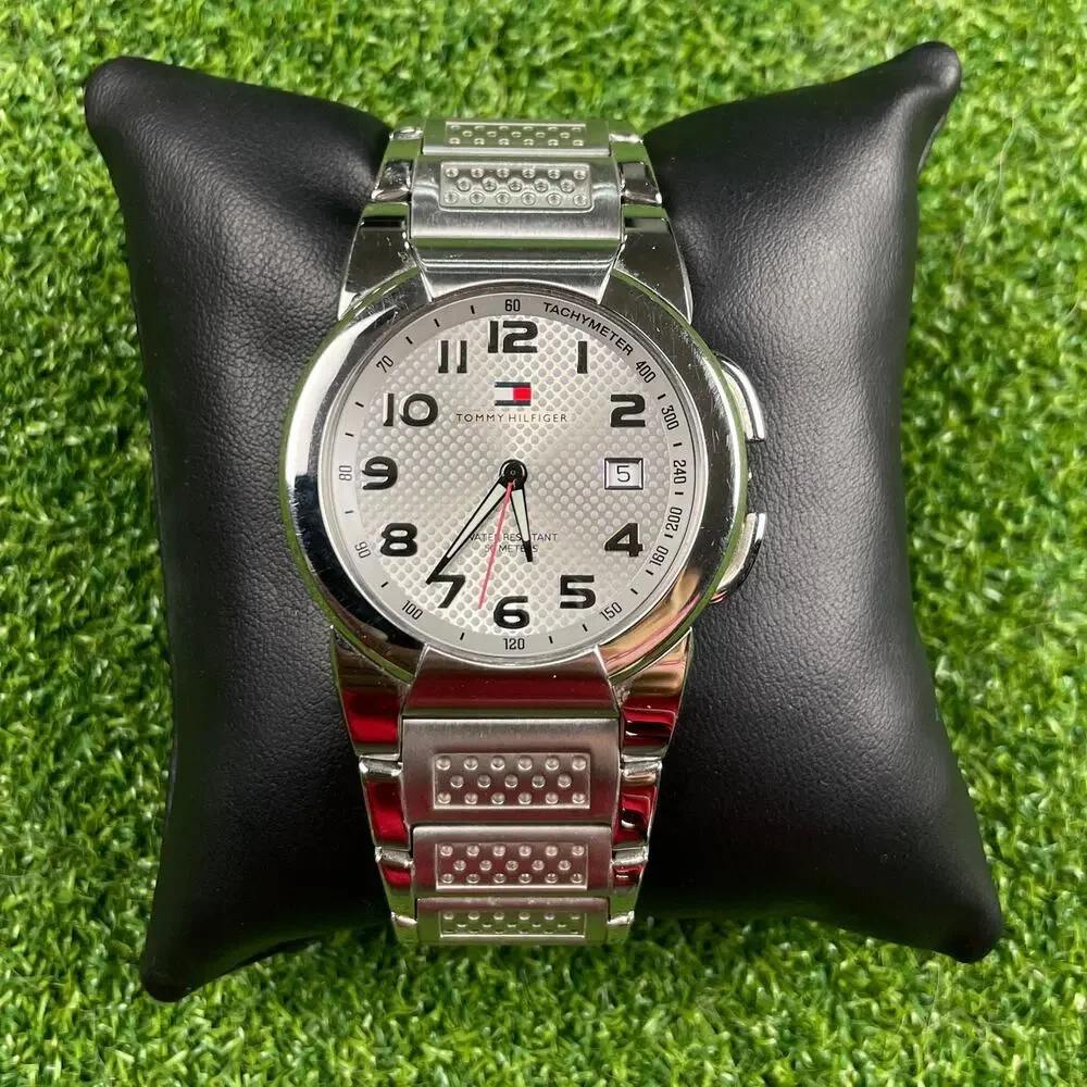 Tommy Hilfiger Mens Multifunction Stainless Steel Water Resistant Watch